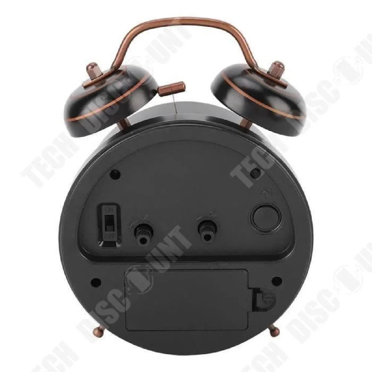 Tech Discount TD Réveil Mécanique - Noir