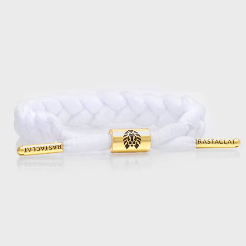 Bracelet Zion II Blanc Doré