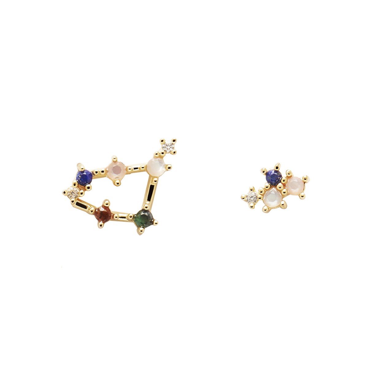Boucles d'oreilles puces PDPaola ZODIAC - Capricorne