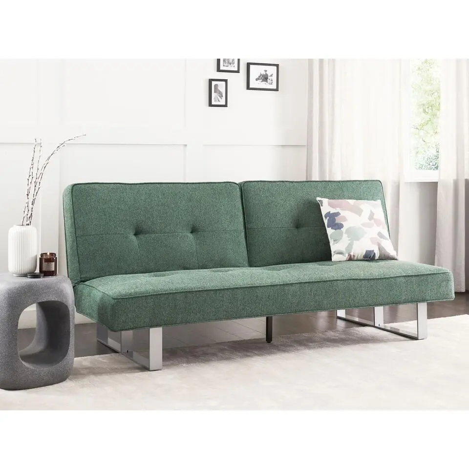 DUBLIN - Slaapbank 3-zits - Groen - Polyester