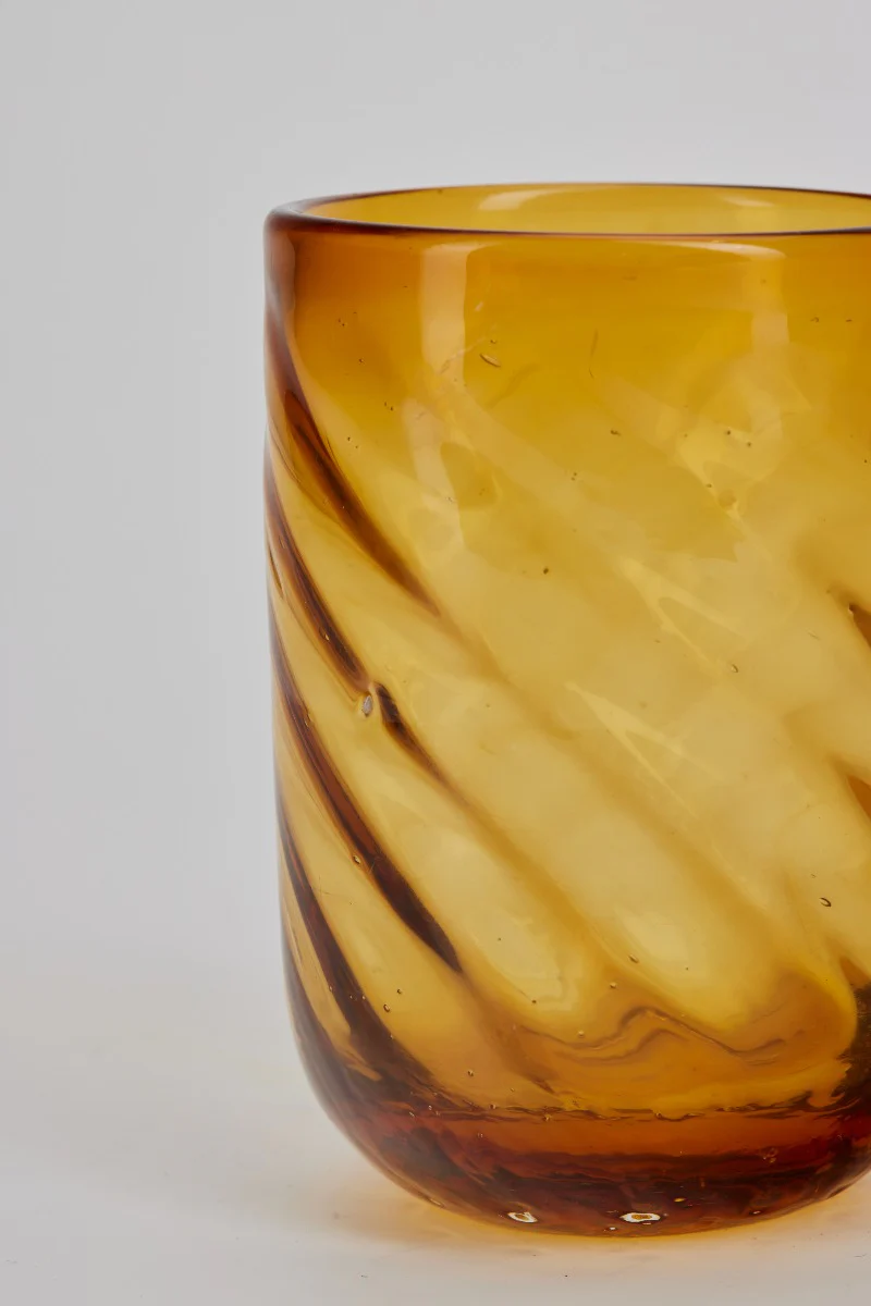 Bahne Interior  Twist vandglas - Amber