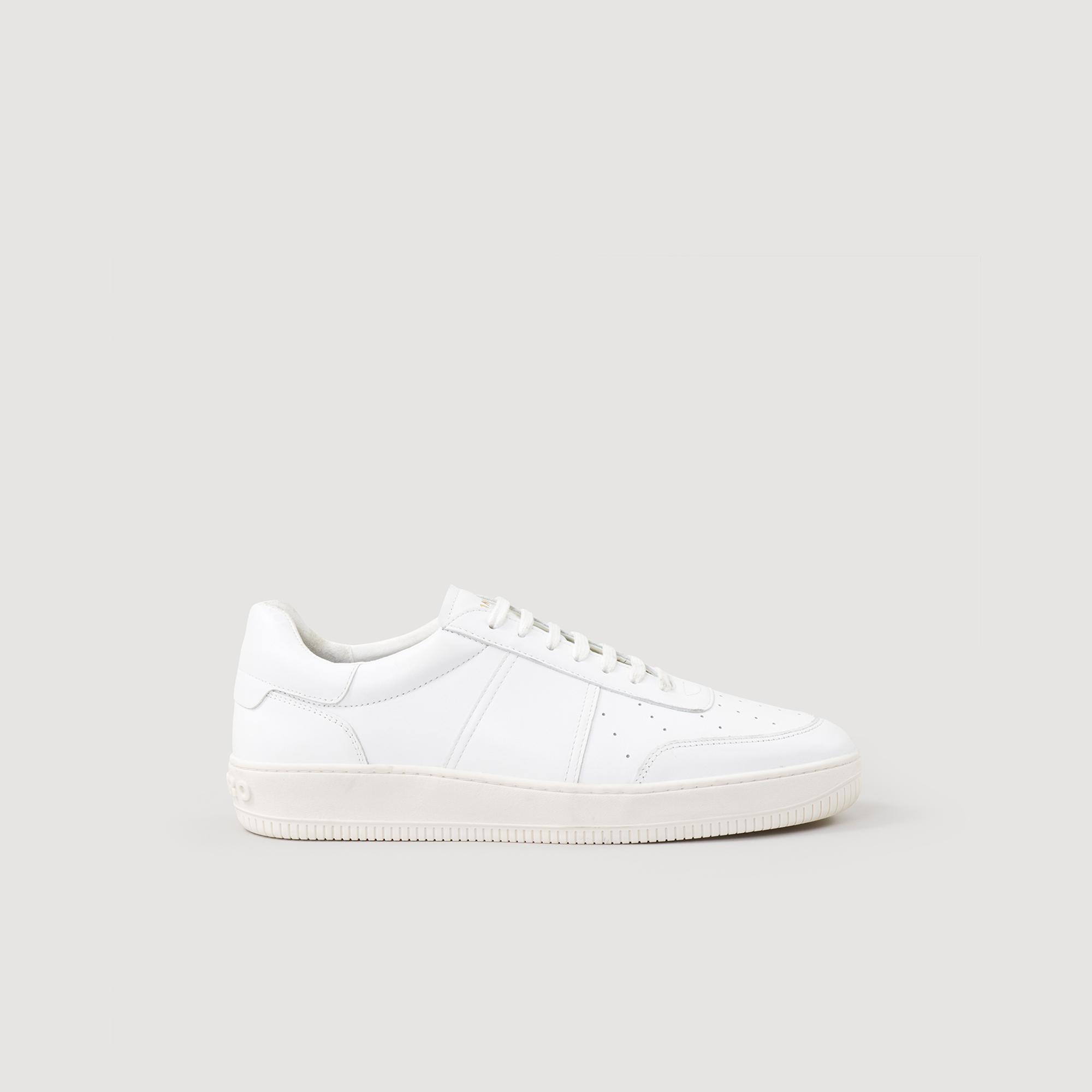 Sneakers en cuir de tannerie certifiee