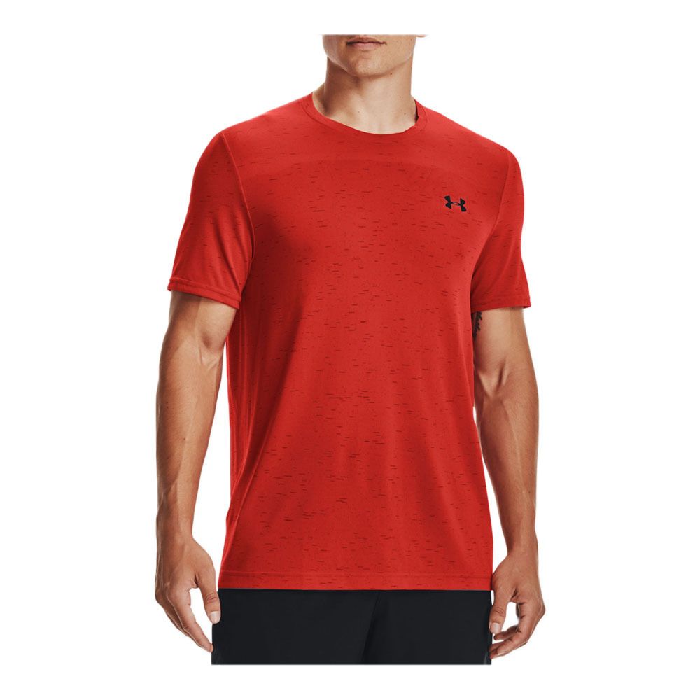 Under Armour SEAMLESS - Maillot Homme orange