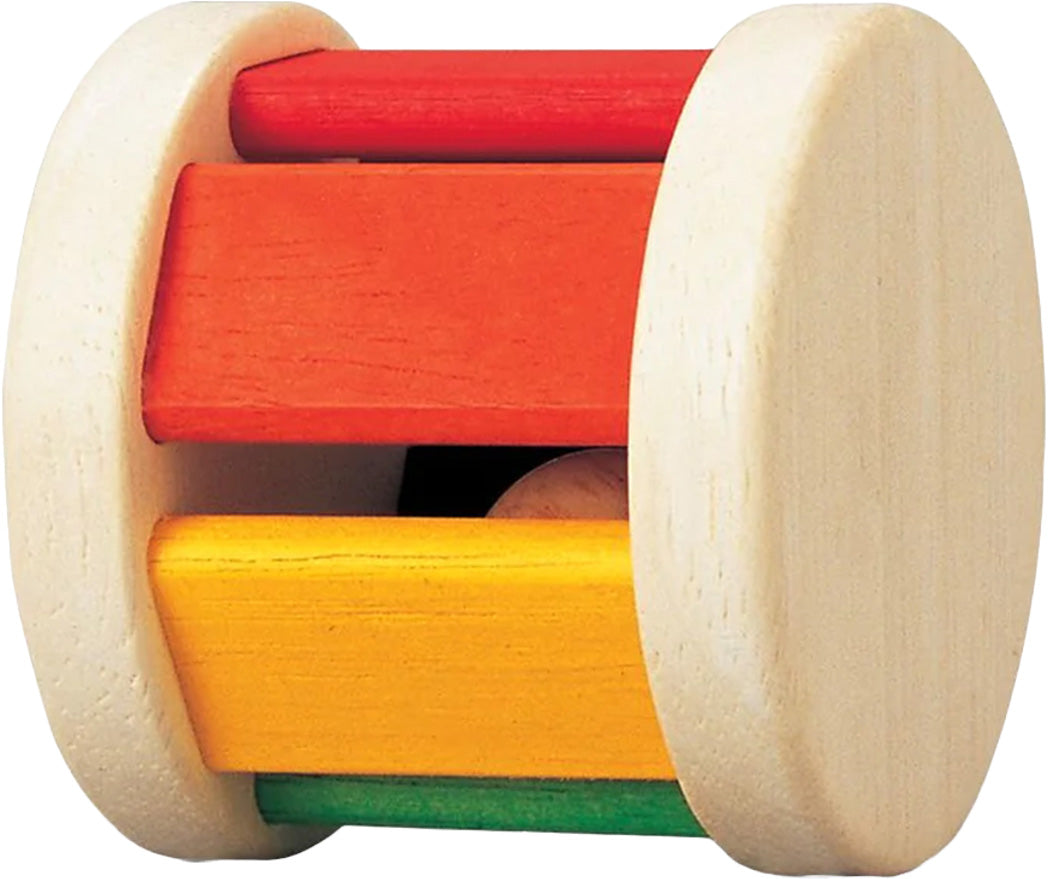 Plan toys rammelaar roller - regenboog