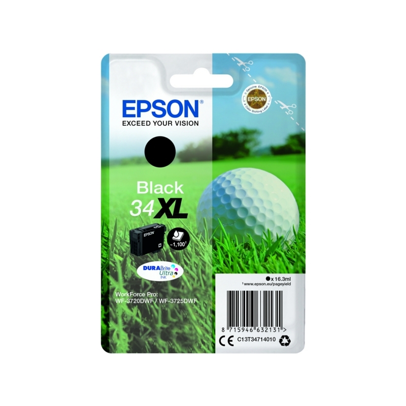 Epson 34XL Tintenpatrone, schwarz