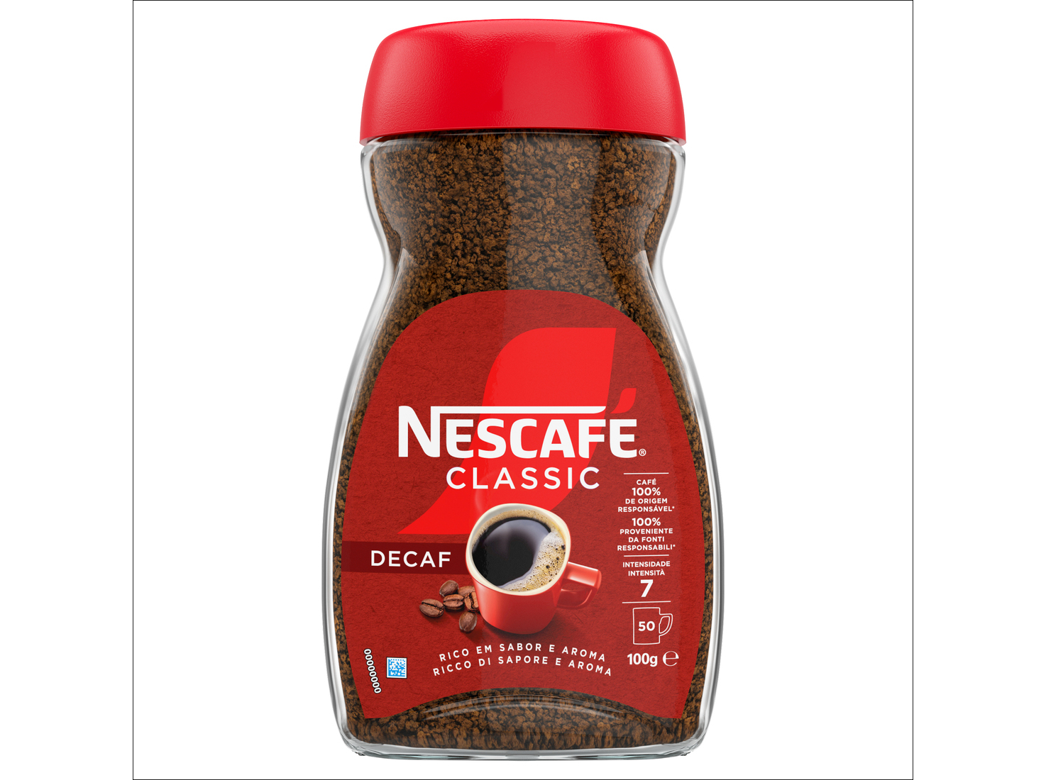 CAFÉ NESCAFÉ SOLÚVEL SEM CAFEINA 100G