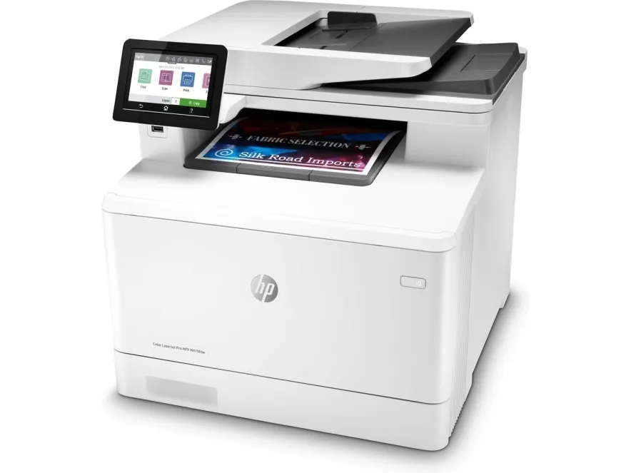 HP Color LaserJet Pro MFP M479fdw - Multifunktionsprinter - farve - laser - Legal (216 x 356 mm) (original) - A4/Legal (medie) - op til 27 spm (kopiering) - op til 27 spm (udskriver) - 300 ark - 33.6 Kbps - USB 2.0, LAN, Wi-Fi(n), USB vært