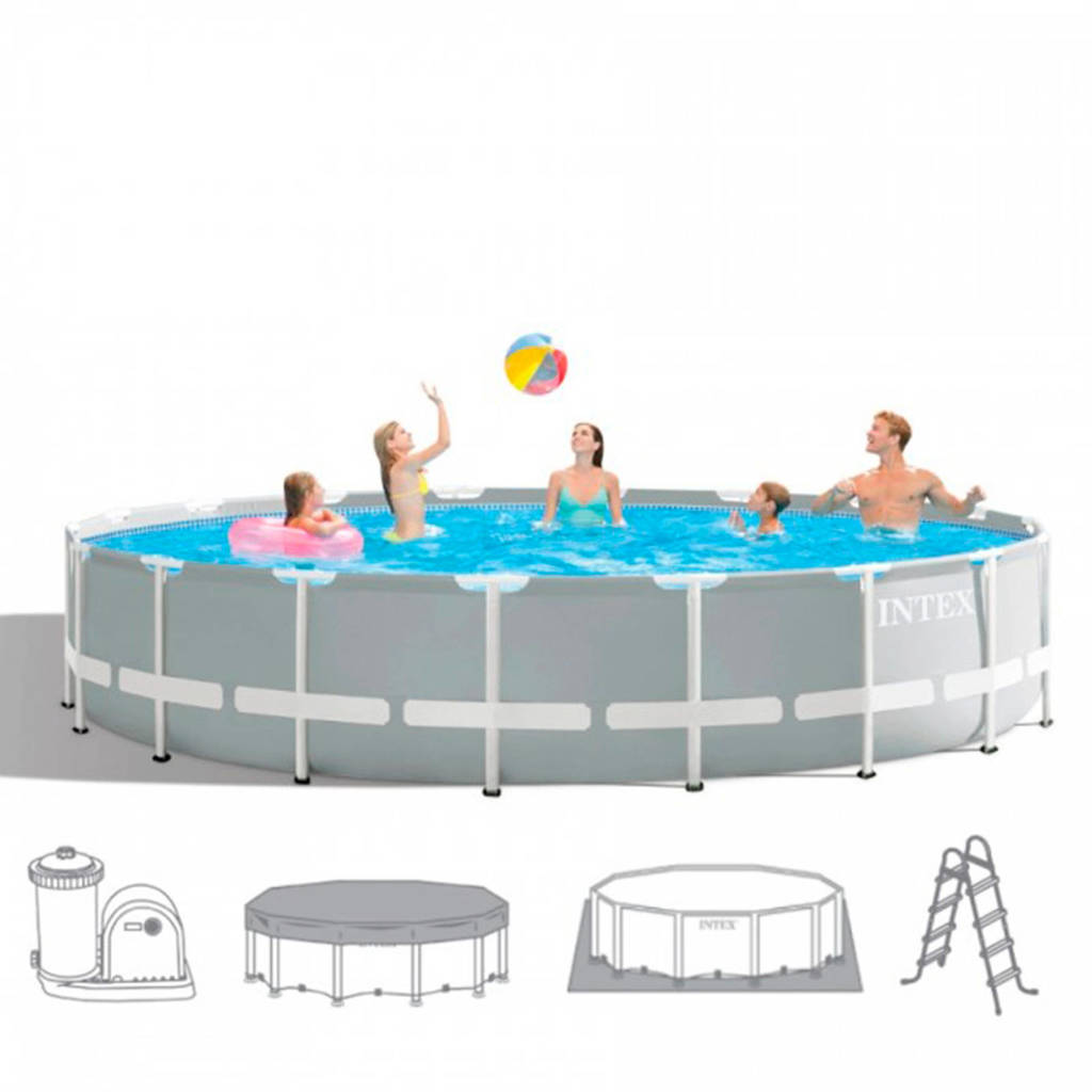 zwembad (Ø549x122 cm) met filterpomp