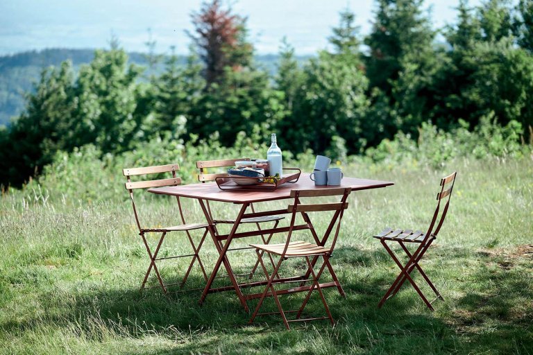 Fermob Caractère tuintafel 128x90 Chili