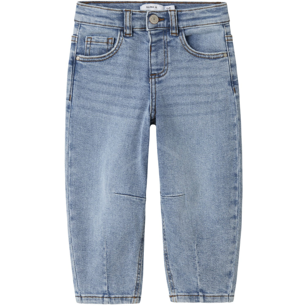 Køb Name It Medium Blue Denim Nmfbella Balloon Jeans 2441-Sm Noos