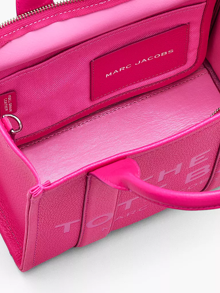 MARC JACOBS Ledertasche - Tote Bag THE SMALL TOTE LEATHER pink