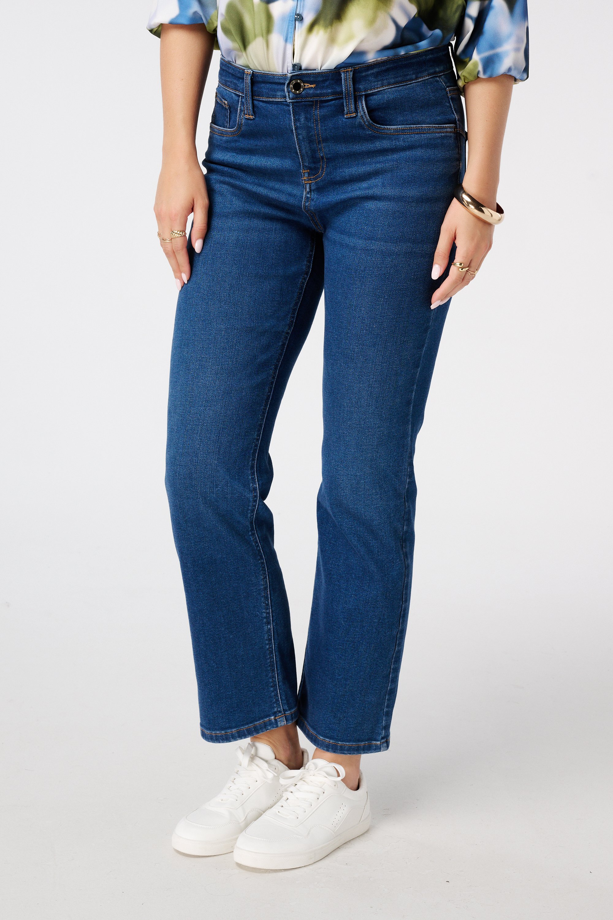 Straight leg jeans Dark Denim