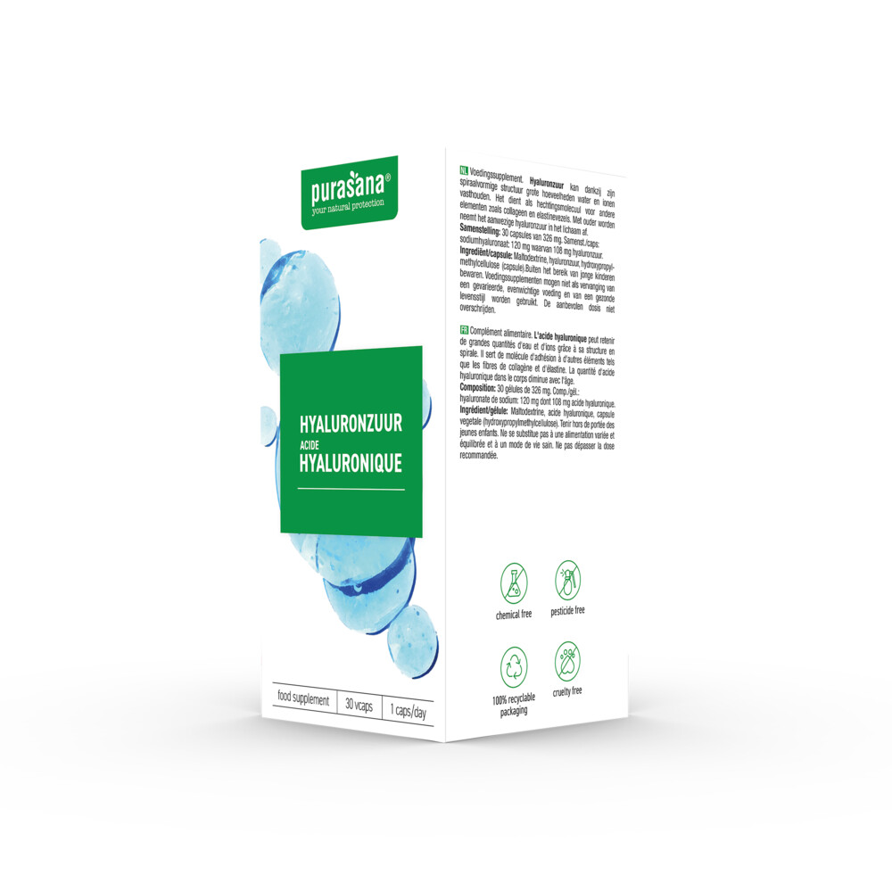Purasana Single Extracts Oils Hyaluronzuur30 capsules