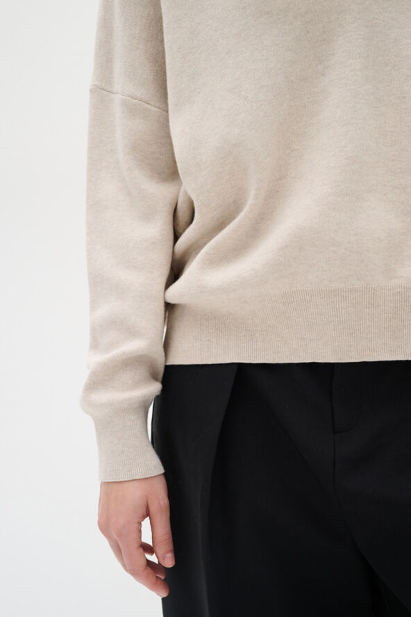InWear FosterIW V-neck Simply taupe melange