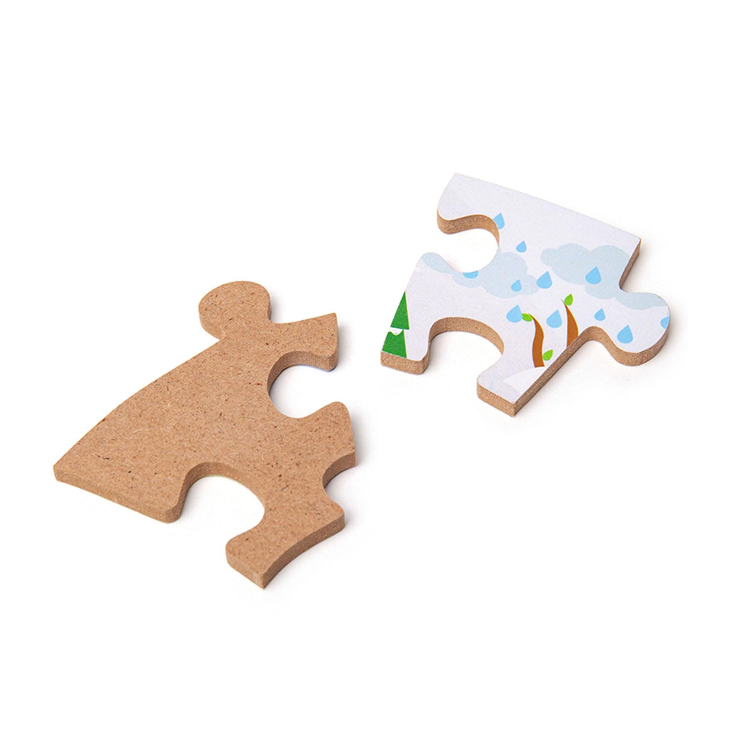 Bigjigs Houten Seizoenen Vloerpuzzel Rond, 50st.