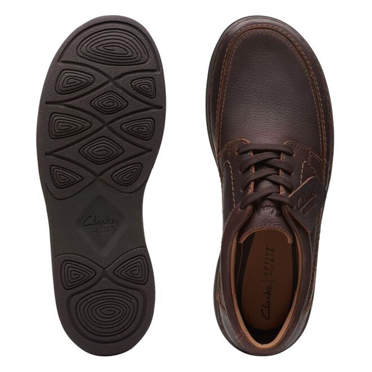 Clarks Nature 5 dark brown lea
