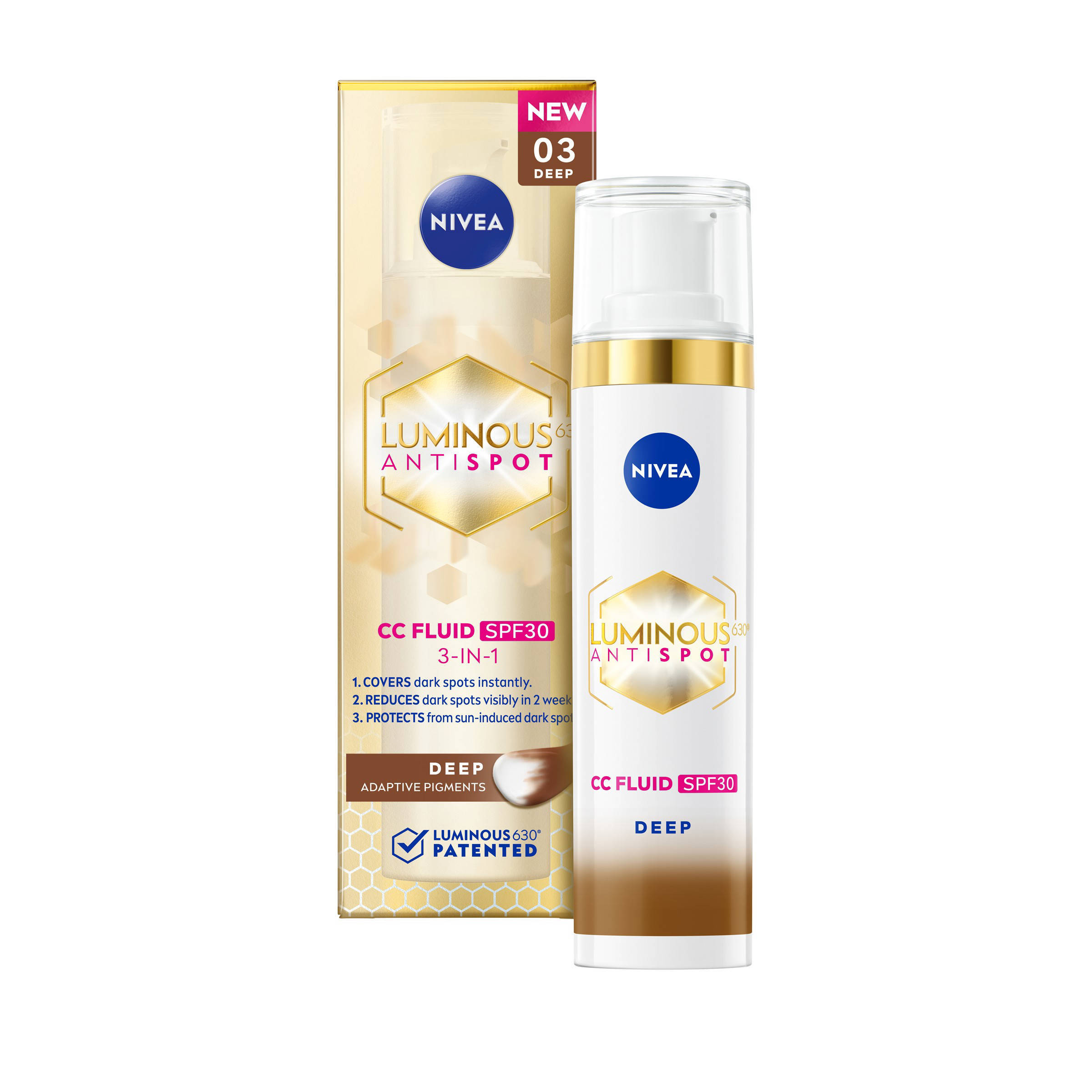 NIVEA Luminous 630 CC Fluid Deep SPF 30 40 ml
