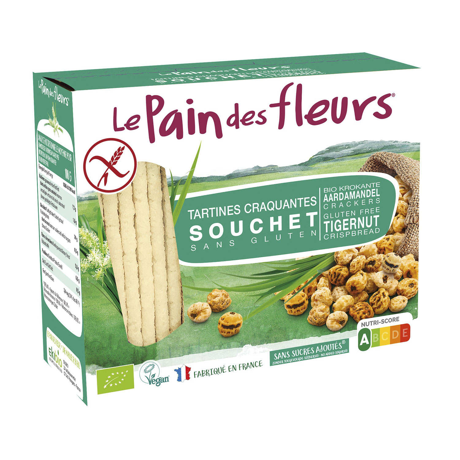 Le Pain des Fleurs au souchet bio – sans gluten