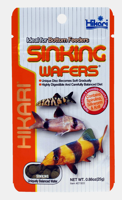 Hikari Sinking wafers 110 gram | voer bodembewoners