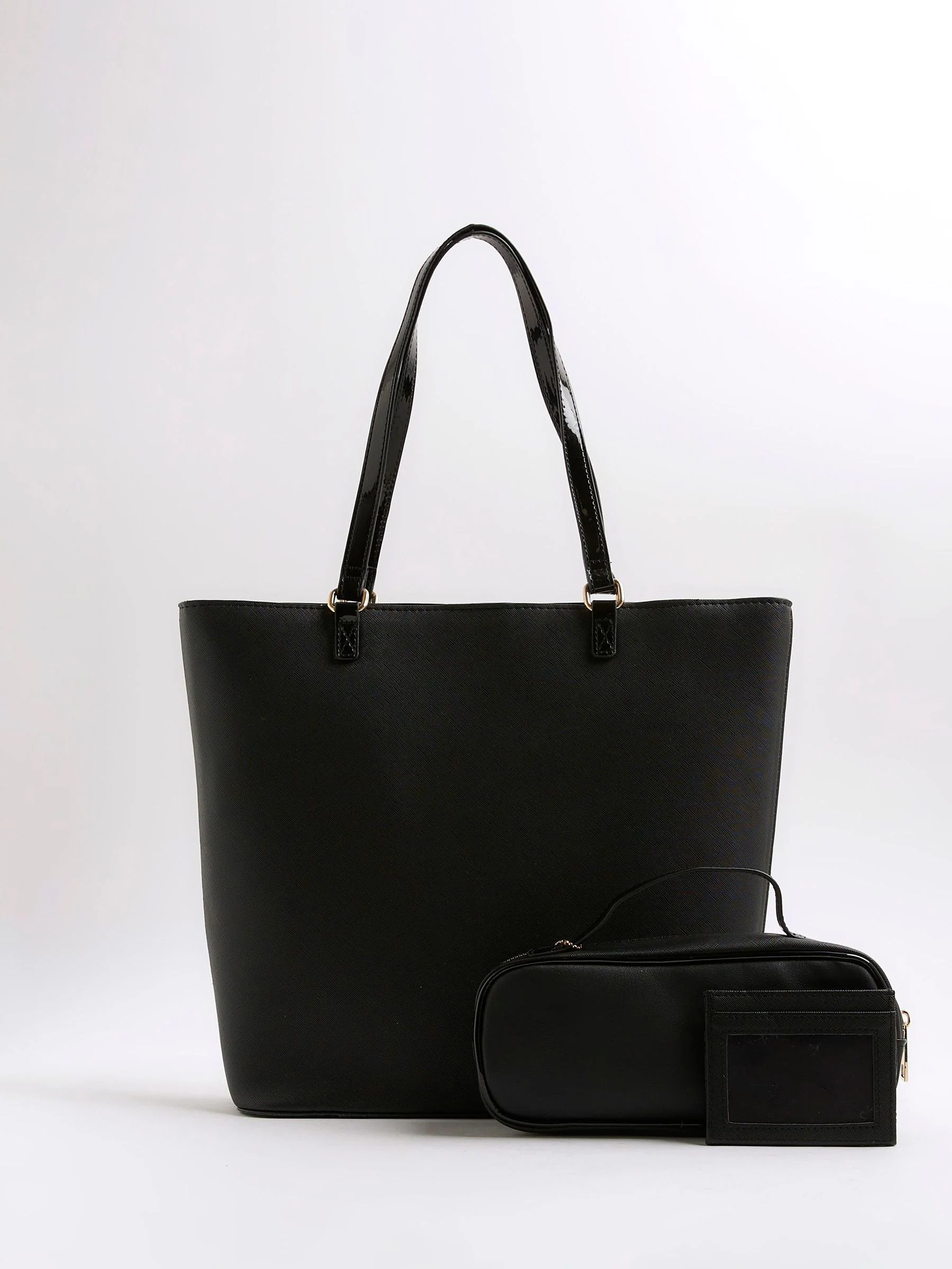 River Island Heart Lock Shopper Bundle Bag
