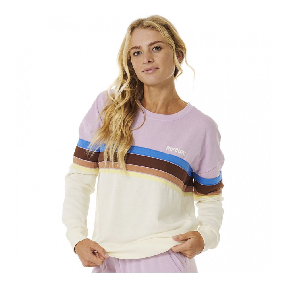 Rip Curl SURF REVIVAL CREW - Sweat Femme lilac