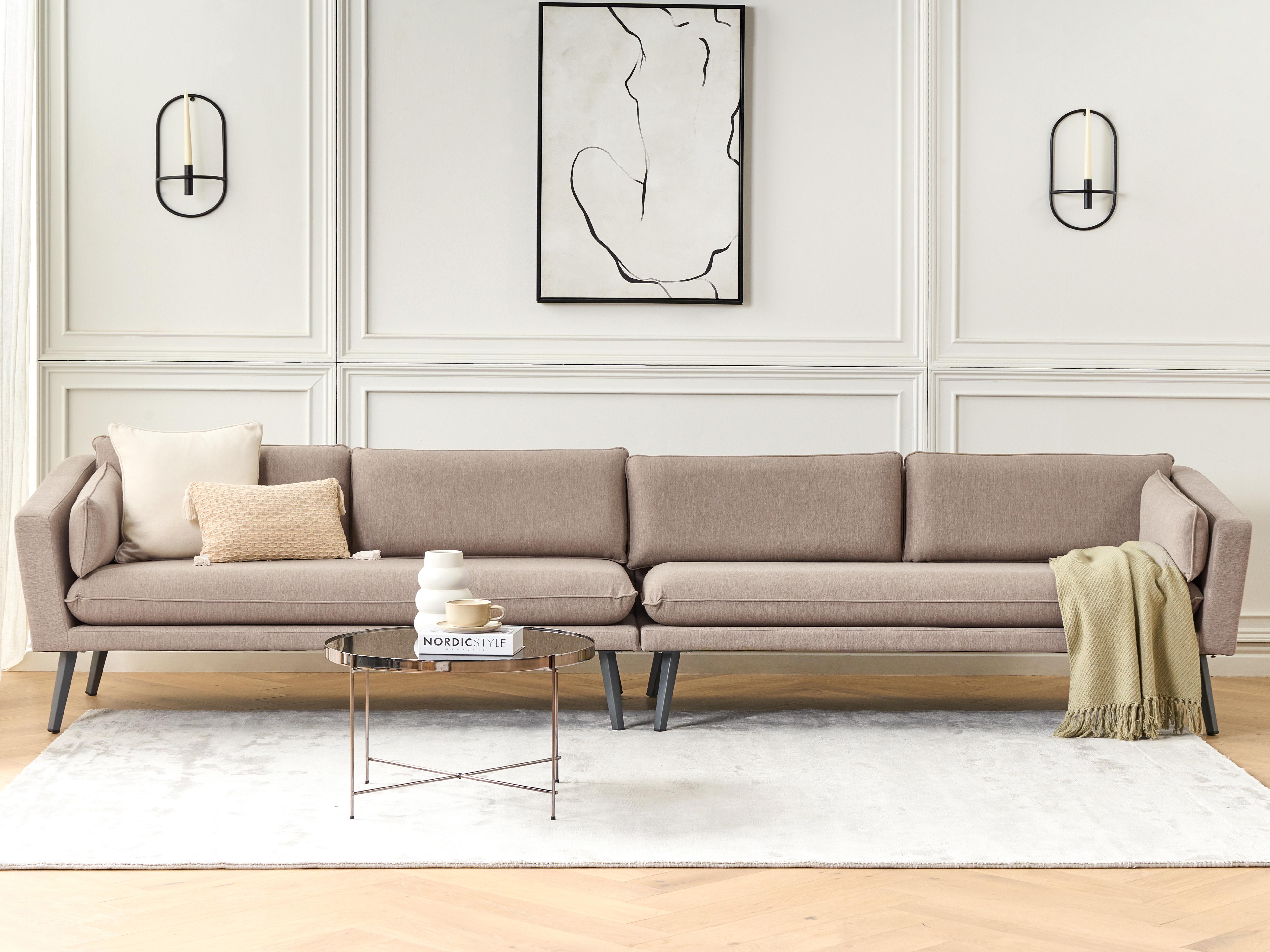 Tuin loungebank 4-zits LORETELLO Beige