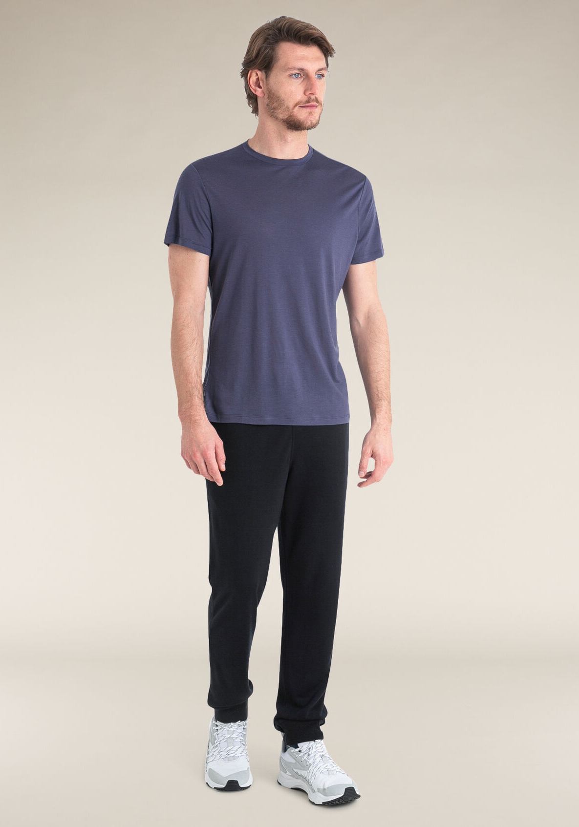 Icebreaker Herren-T-Shirt Merino Blend Core SS Tee Graphite
