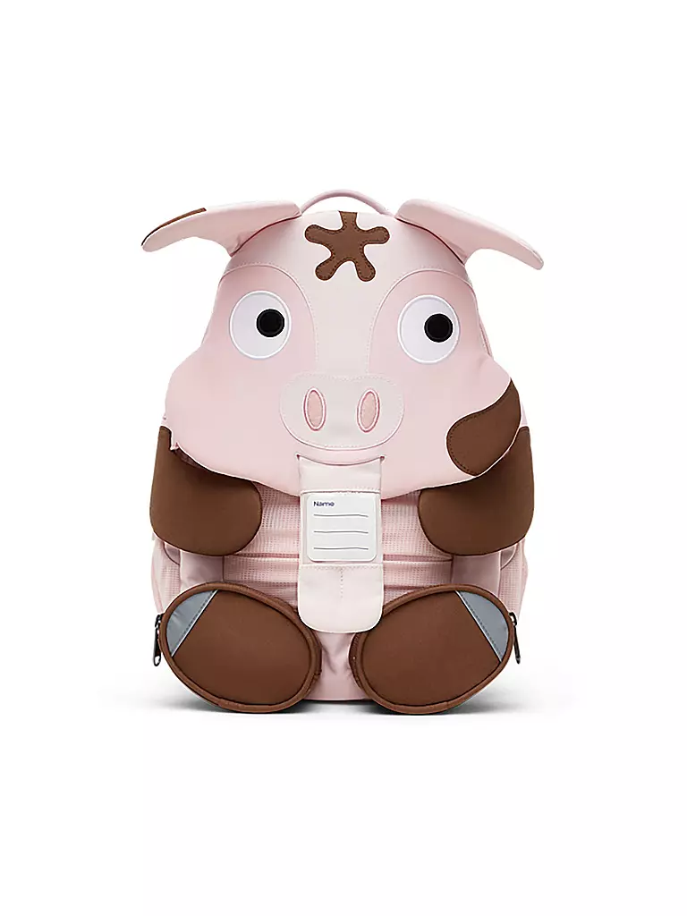AFFENZAHN Kinder Rucksack Große Freunde - Tonie Schwein rosa
