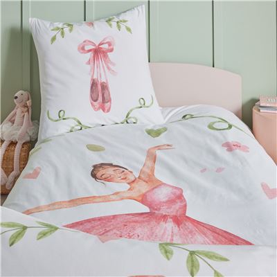 Linge de lit enfant motif danseuse