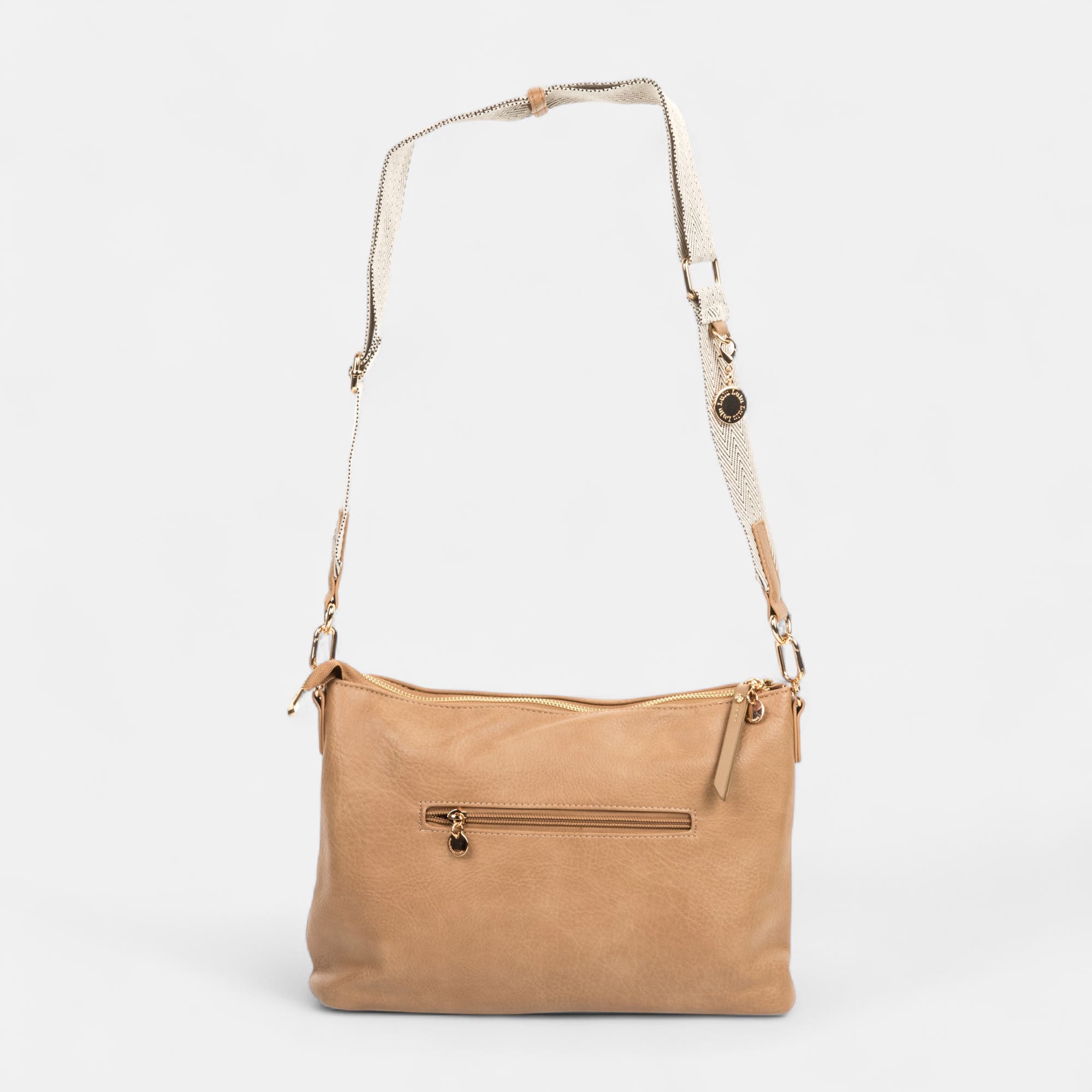 Sac bandoulière beige