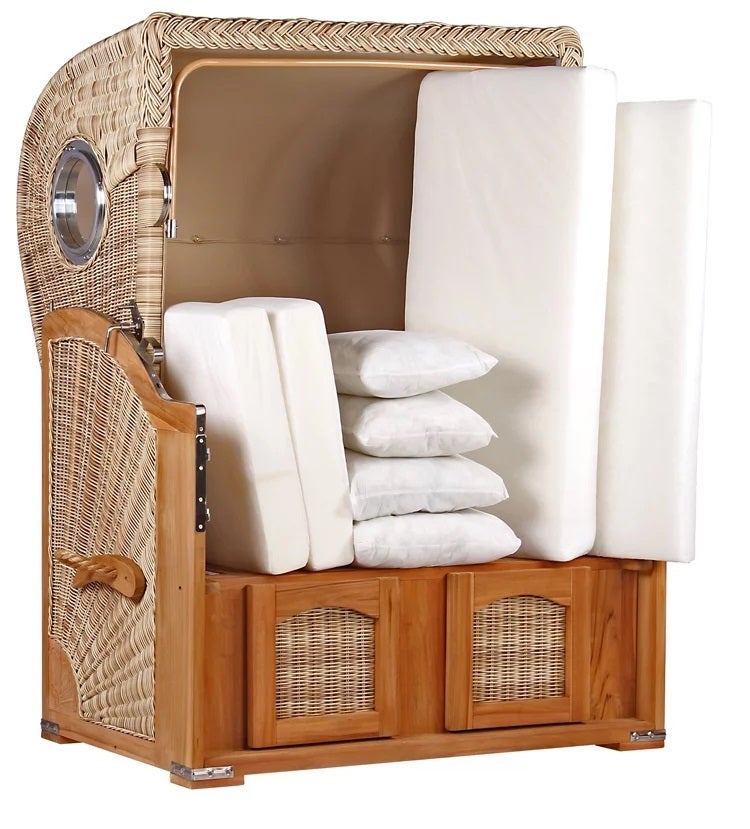 Strandstoel Rantum Teak PE kuip Design 548