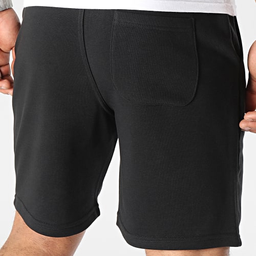 Short Jogging Logo Noir Blanc