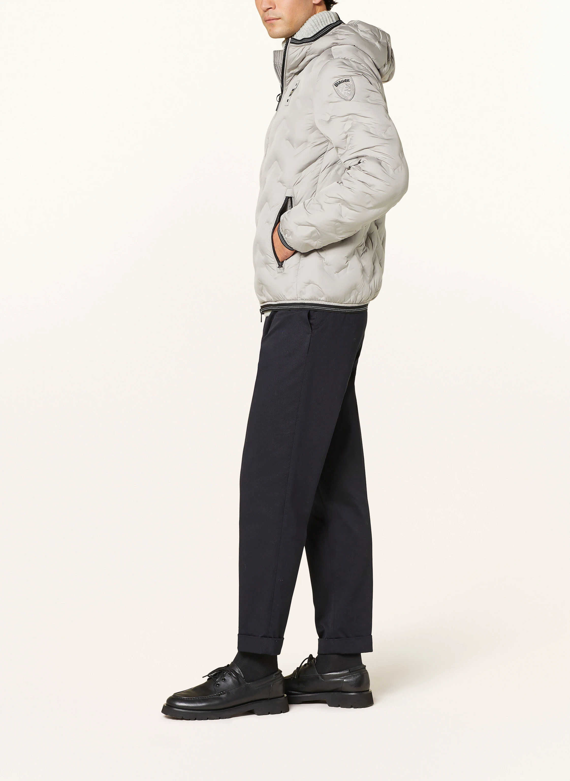 Blauer Lightweight-Daunenjacke