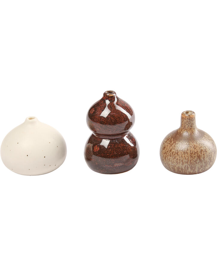 ferm LIVING Komo Mini Vases - Set of 3 - Multi Multi