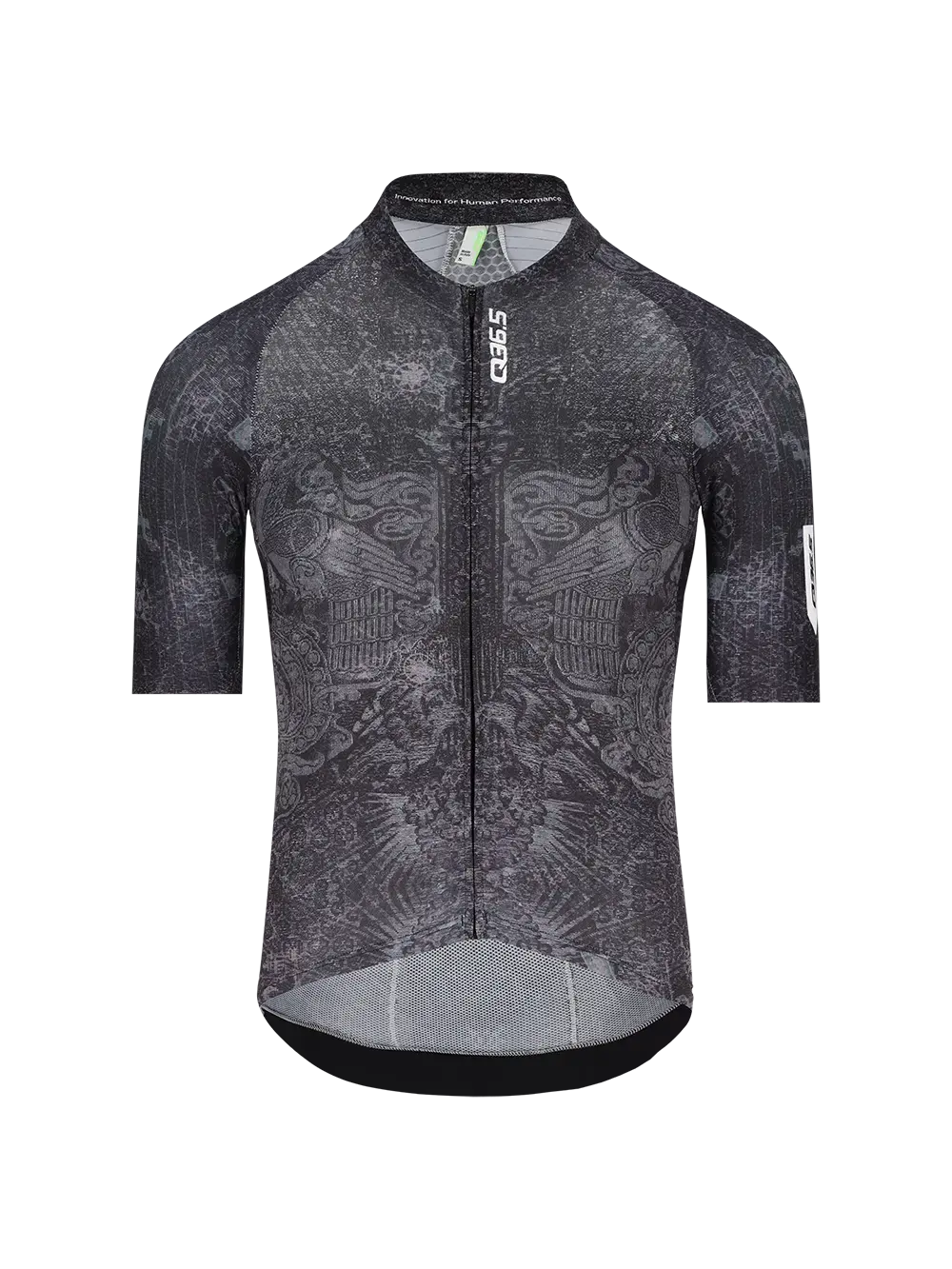 Q36.5 Gregarius Pro Damask Fietsshirt Korte Mouwen Zwart Heren