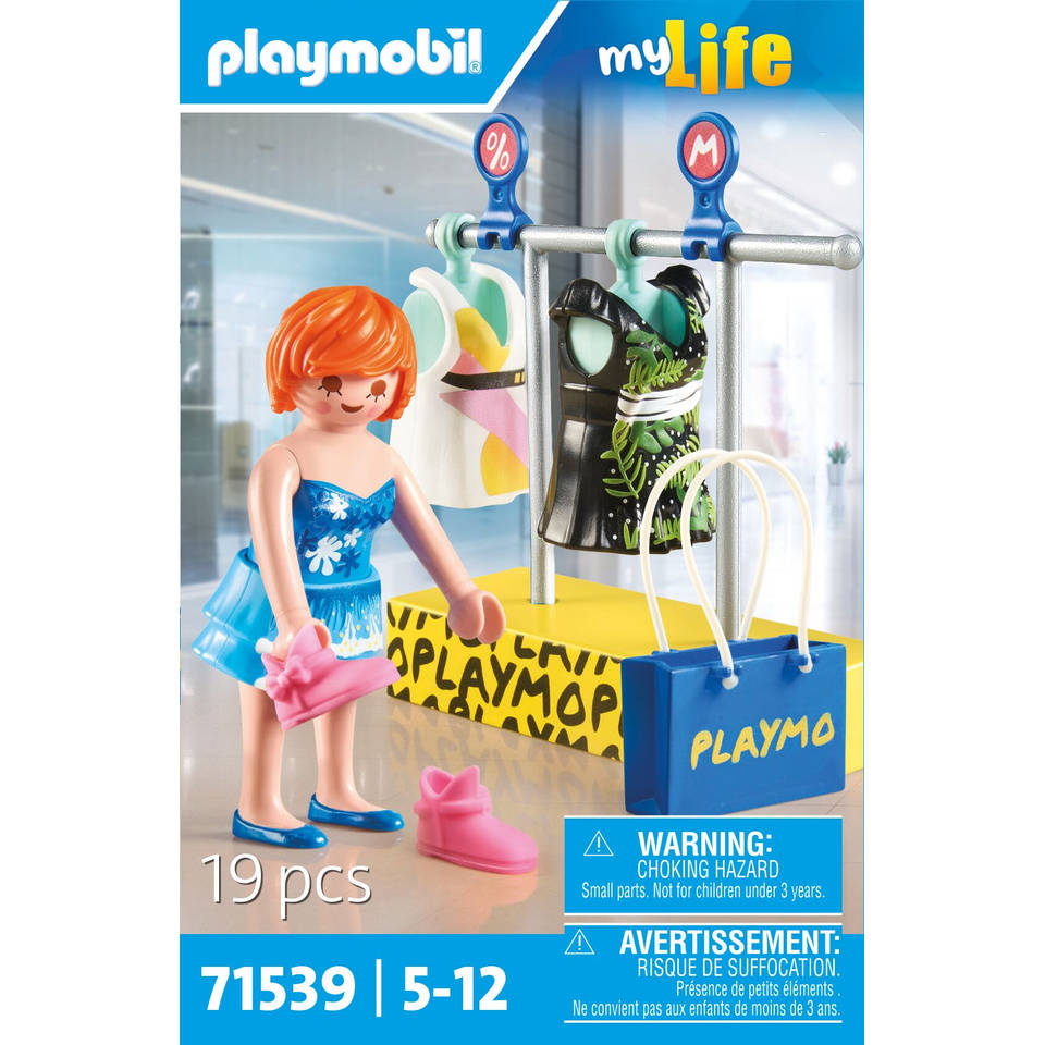 PLAYMOBIL My Life kleding winkelen 71539