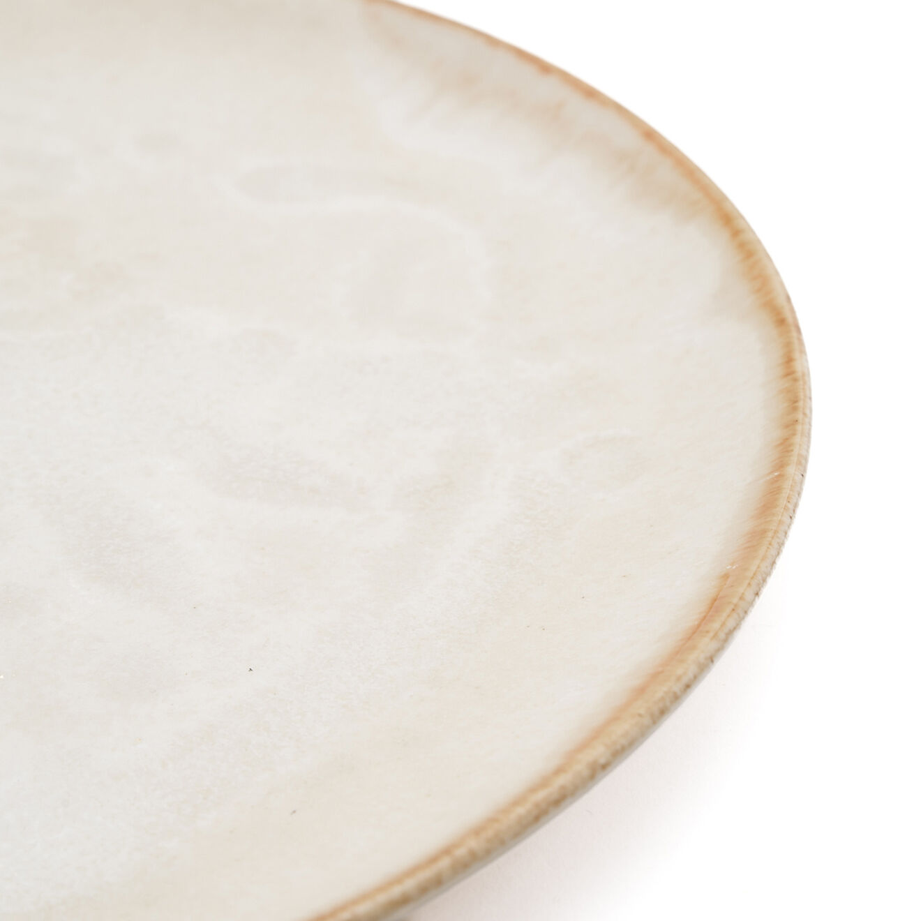 Bazar Bizar 6 Assiettes dessert Cascais blanches - D.22 cm