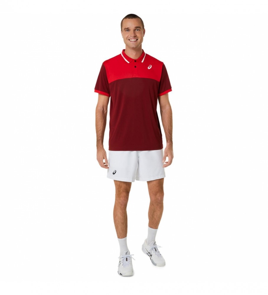 Asics Polo Court vermelho