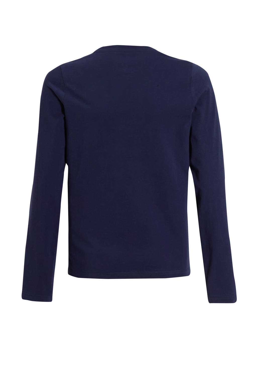 anytime longsleeve met printopdruk donkerblauw