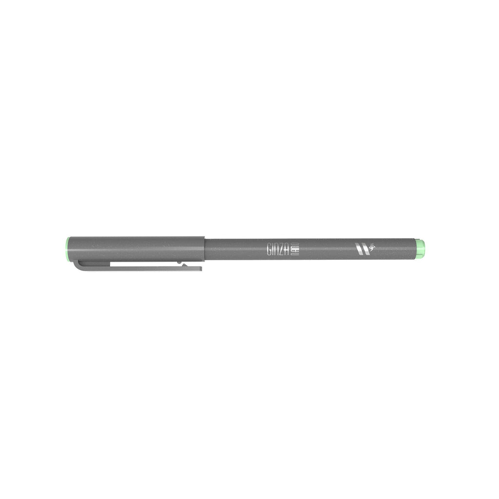 Marcador Ginza Nano Brush Pen Verde Menta
