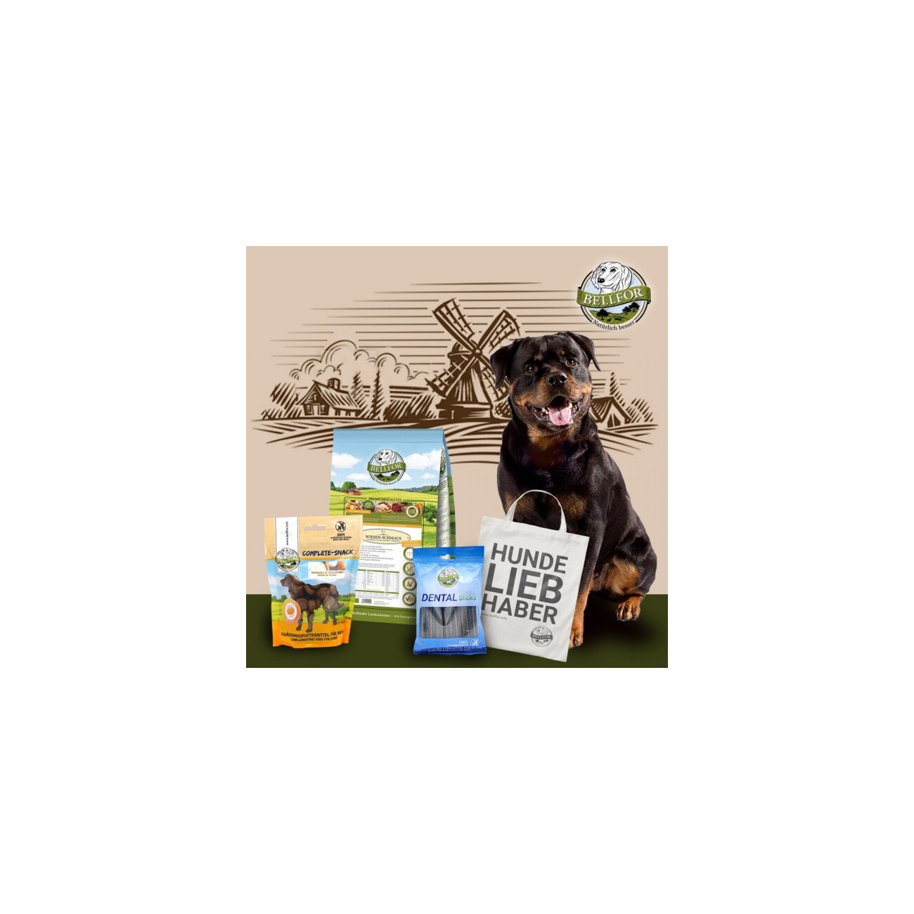 Bellfor Rottweiler Futter Set