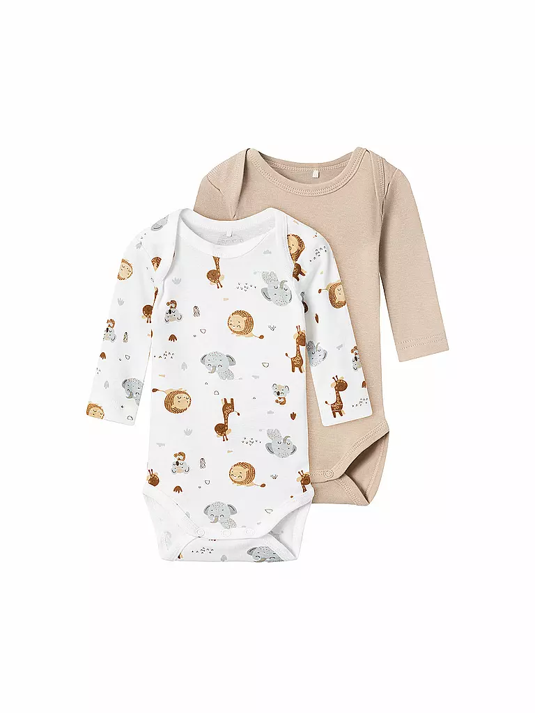 NAME IT Baby Body 2er Pkg. NBNBODY  weiss