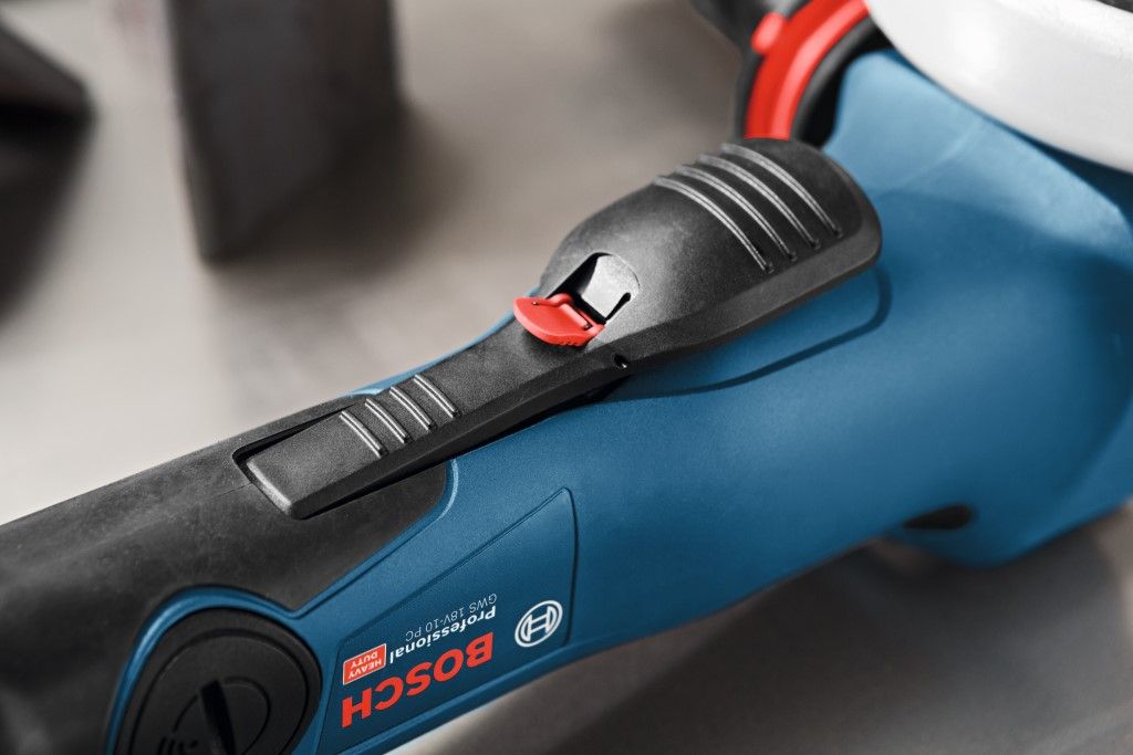 Bosch GWX 18V-10 PSC Li-ion accu haakse slijper body in L-Boxx - X-lock - 125mm - 06017B0800