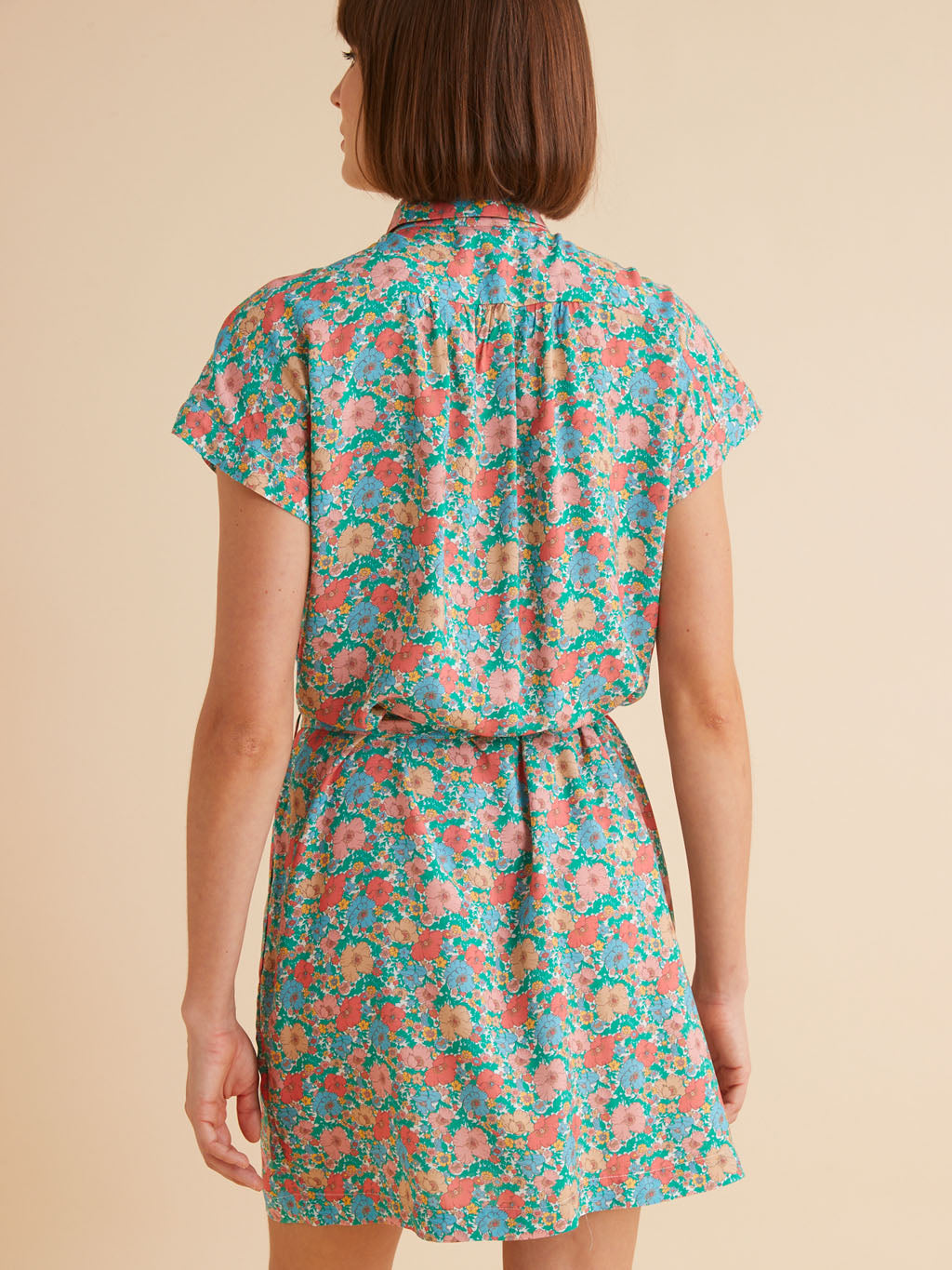 Robe-chemise femme tissu Liberty - Limited Collection