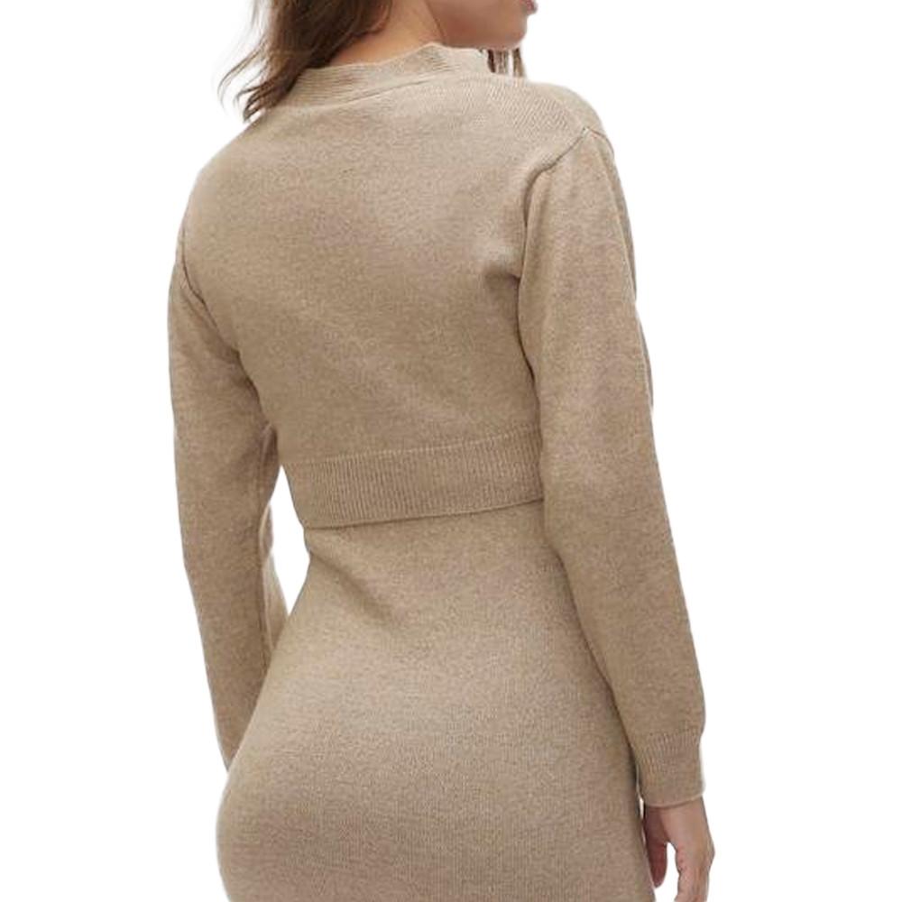 Mamalicious Gilet Beige Femme Mamalicious Ewanne
