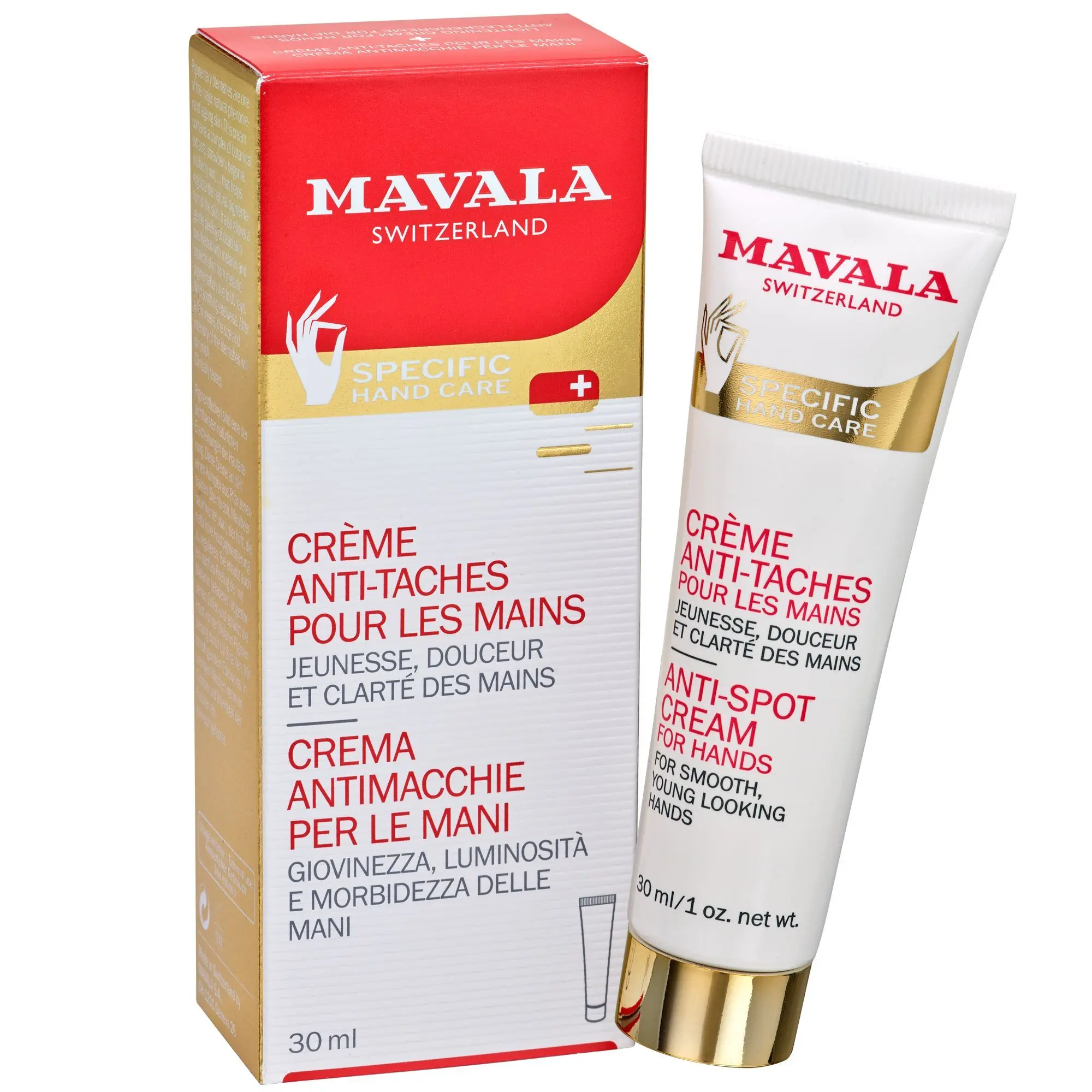 Mavala - Crème main anti-tâches 30ml - Mains