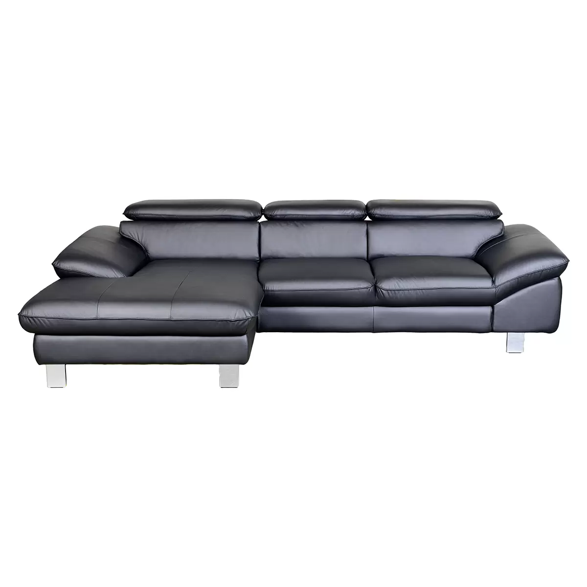 Ecksofa Driver 191 x 126 Schwarz
