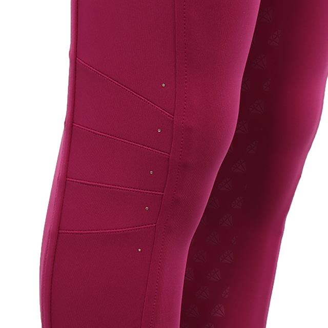 Paardrijlegging La Valencio LVWella Full Grip Kids Donkerpaars