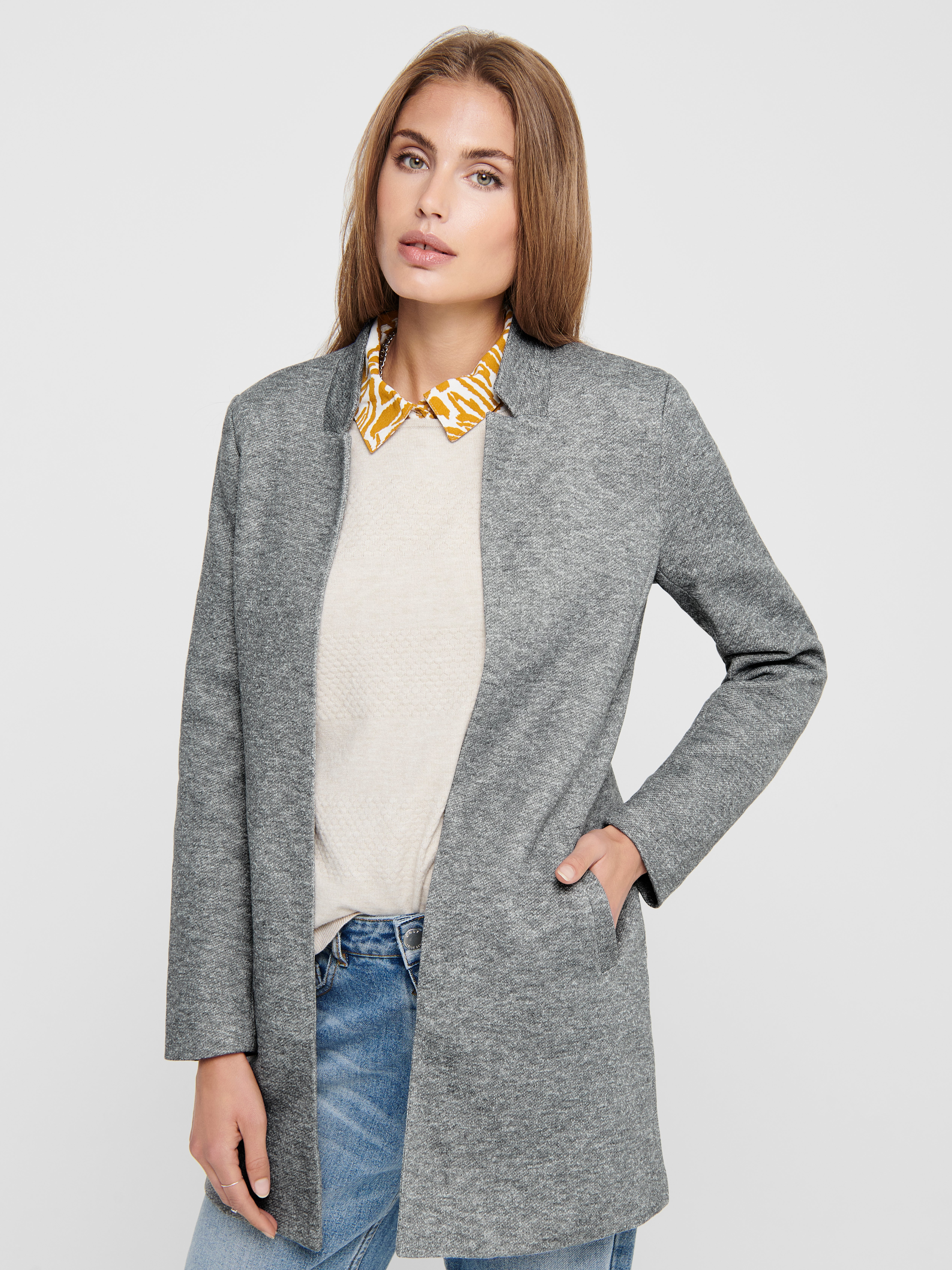 ONLSOHO Blazer Light Grey Melange