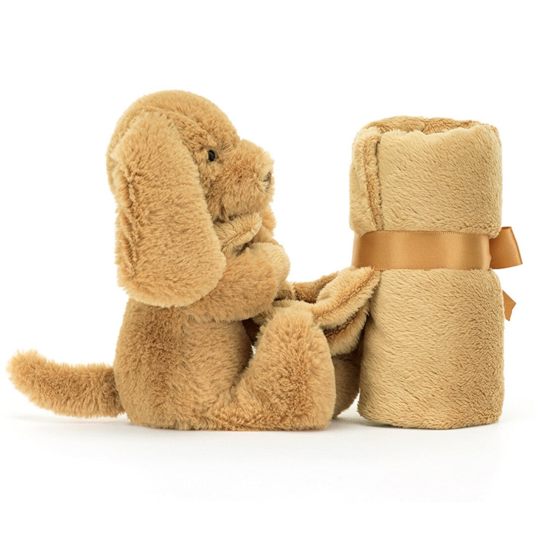 Jellycat knuffeldoek hond toffee - 34 cm
